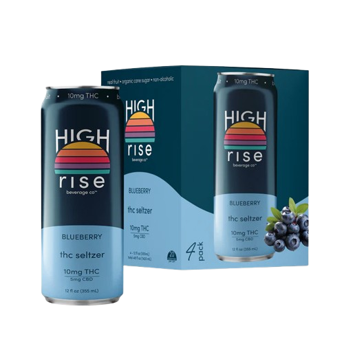 High Rise THC Seltzer 4 Pack - 10mg
