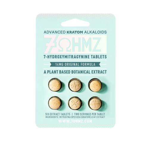 7OHMZ Kratom 7-hydroxymitragynine Extract 6 Tablets - 14mg