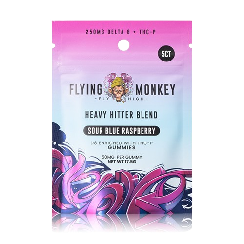 Sou Blue Raspberry Flying Monkey Heavy Hitter Blend 250mg