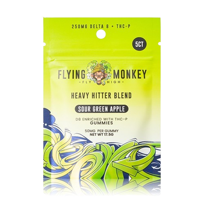 Sour Green Apple Flying Monkey Heavy Hitter Blend 250mg