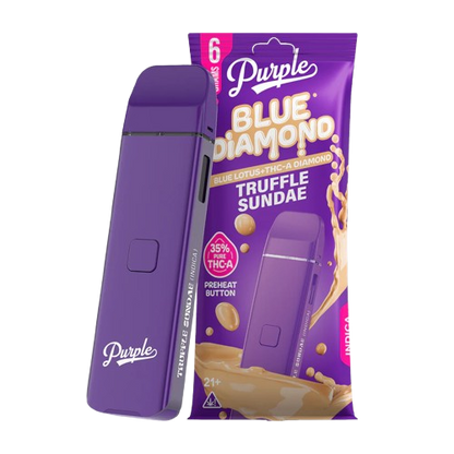 Purple Blue Diamond THCA Disposable - 6G