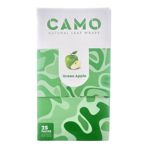 Green Apple Camo Natural Leaf Wraps