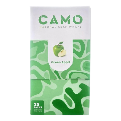 Green Apple Camo Natural Leaf Wraps