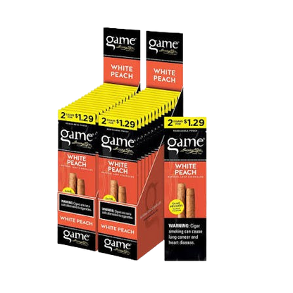 Game White Peach Cigarillos