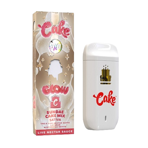 Sundae Cake Mix Cake Glow THCA Disposable 3G