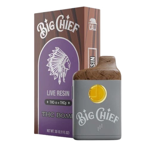 THC Bomb - Big Chief Live Resin THCA + THCP Disposable Vape - 3G