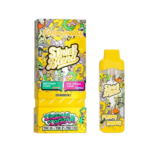 Birthday Cake X Ice Cream Cake - Flying Horse Stoner Blend 3-in-1 THC Vape - 3.8