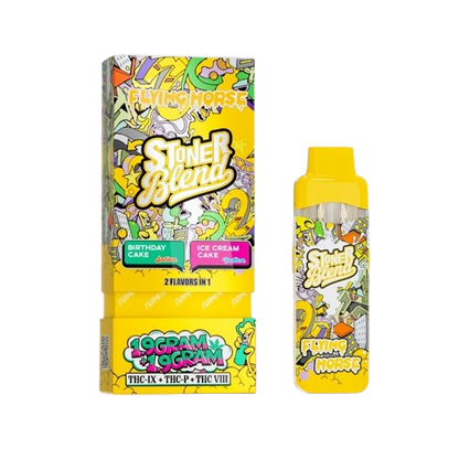 Birthday Cake X Ice Cream Cake - Flying Horse Stoner Blend 3-in-1 THC Vape - 3.8