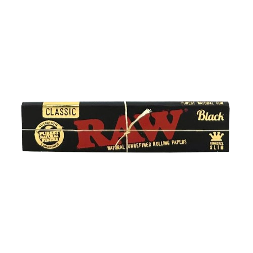 RAW Black Classic King Size Slim Rolling Papers