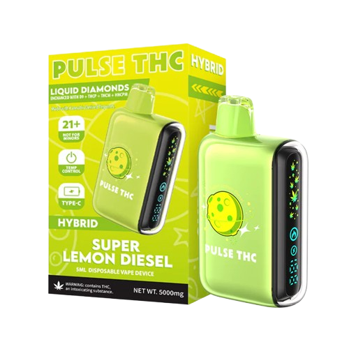 Super Lemon Diesel Pulse THC Liquid Diamond Disposable 5G