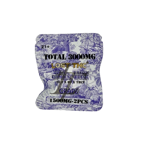 Grape Lost THC THCA Gummies - 3000mg