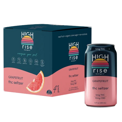High Rise THC Seltzer 4 Pack - 5mg