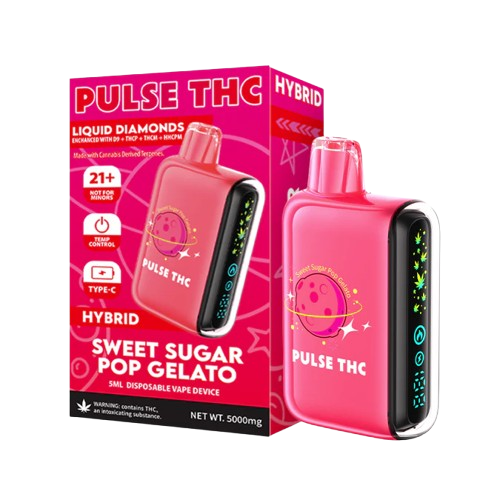 Sweet Sugar Pop Gelato Pulse THC Liquid Diamond Disposable 5G