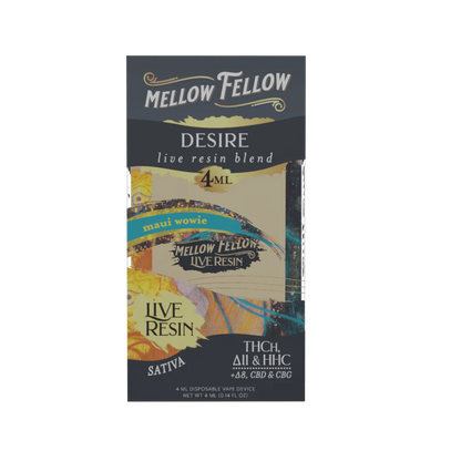 Mellow Fellow Live Resin Disposable Vape - 4mL