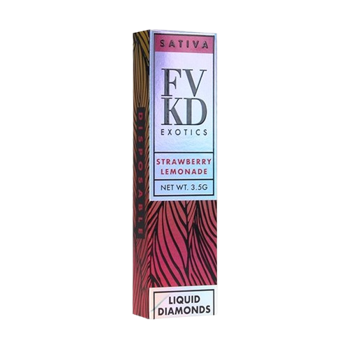 Strawberry Lemonade FVKD Exotics Liquid Diamond's 3.5G Disposable