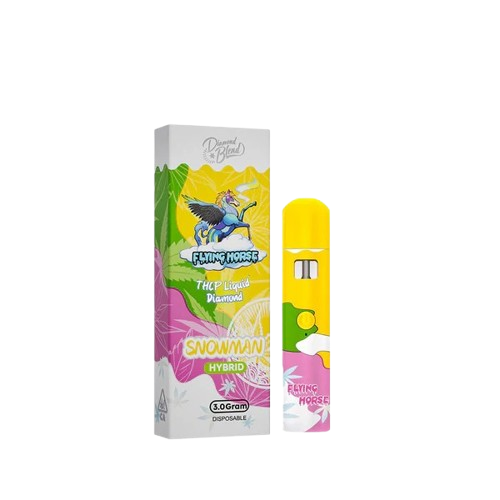 Snowman  - Flying Horse THCP Liquid Diamond Blend Disposable Vape - 3G