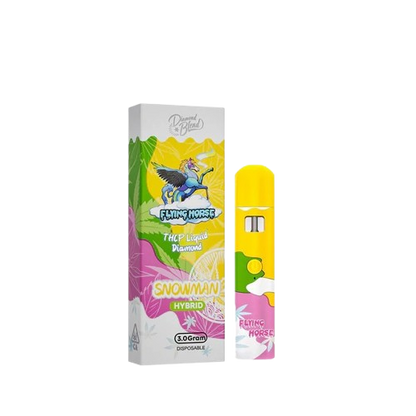Snowman  - Flying Horse THCP Liquid Diamond Blend Disposable Vape - 3G