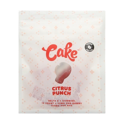 Citrus Punch Cake Delta 8 Gummies 500mg