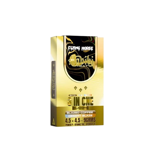 Blazed Coffee + Desert Blaze - Flying Horse Habib Heat 3 in 1 Disposable Vape - 9G