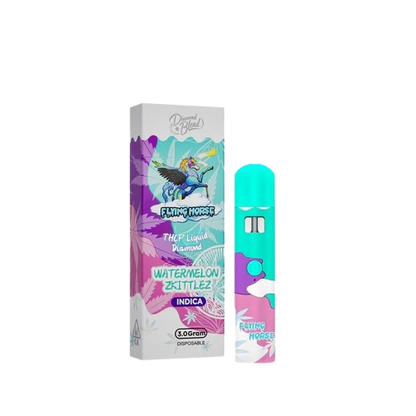 Watermelon Zkittlez  - Flying Horse THCP Liquid Diamond Blend Disposable Vape - 3G