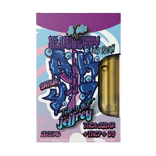 Blueberry HiXotic Trap’d Out Jeffrey Cartridge 2g