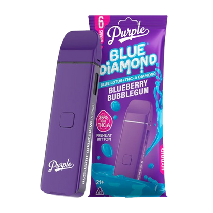 Purple Blue Diamond THCA Disposable Vape - 6G Bertha's Depot Purple Blue Diamond THCA Disposable Vape - 6G Bertha's Depot