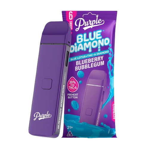 Purple Blue Diamond THCA Disposable - 6G