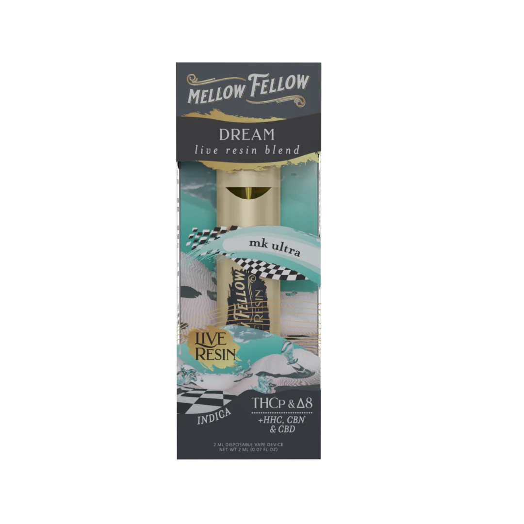 MK Ultra Mellow Fellow Dream Live Resin Blend Disposable 2G