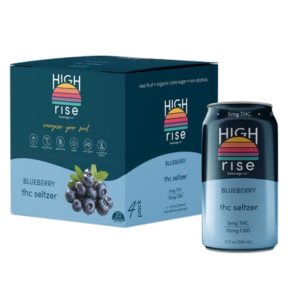 High Rise THC Seltzer 4 Pack - 5mg