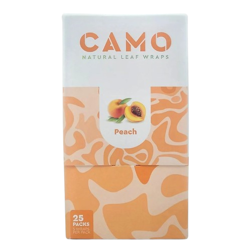 Peach Camo Natural Leaf Wraps