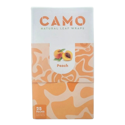 Peach Camo Natural Leaf Wraps