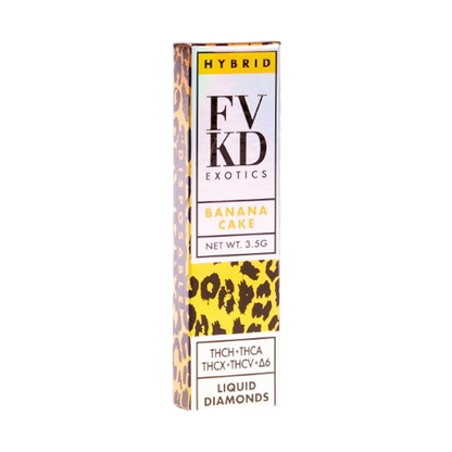 Banana Cake FVKD Exotics Liquid Diamond's 3.5G Disposable