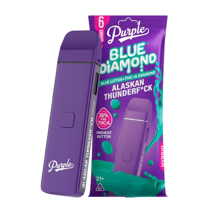 Purple Blue Diamond THCA Disposable - 6G