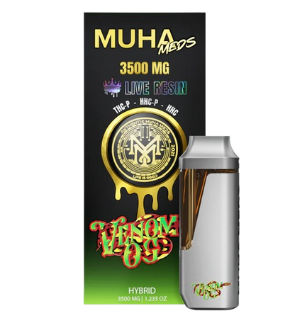 Muha Meds Live Resin Disposable Vape - 3.5g