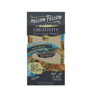 Mellow Fellow Live Resin Disposable Vape - 4mL