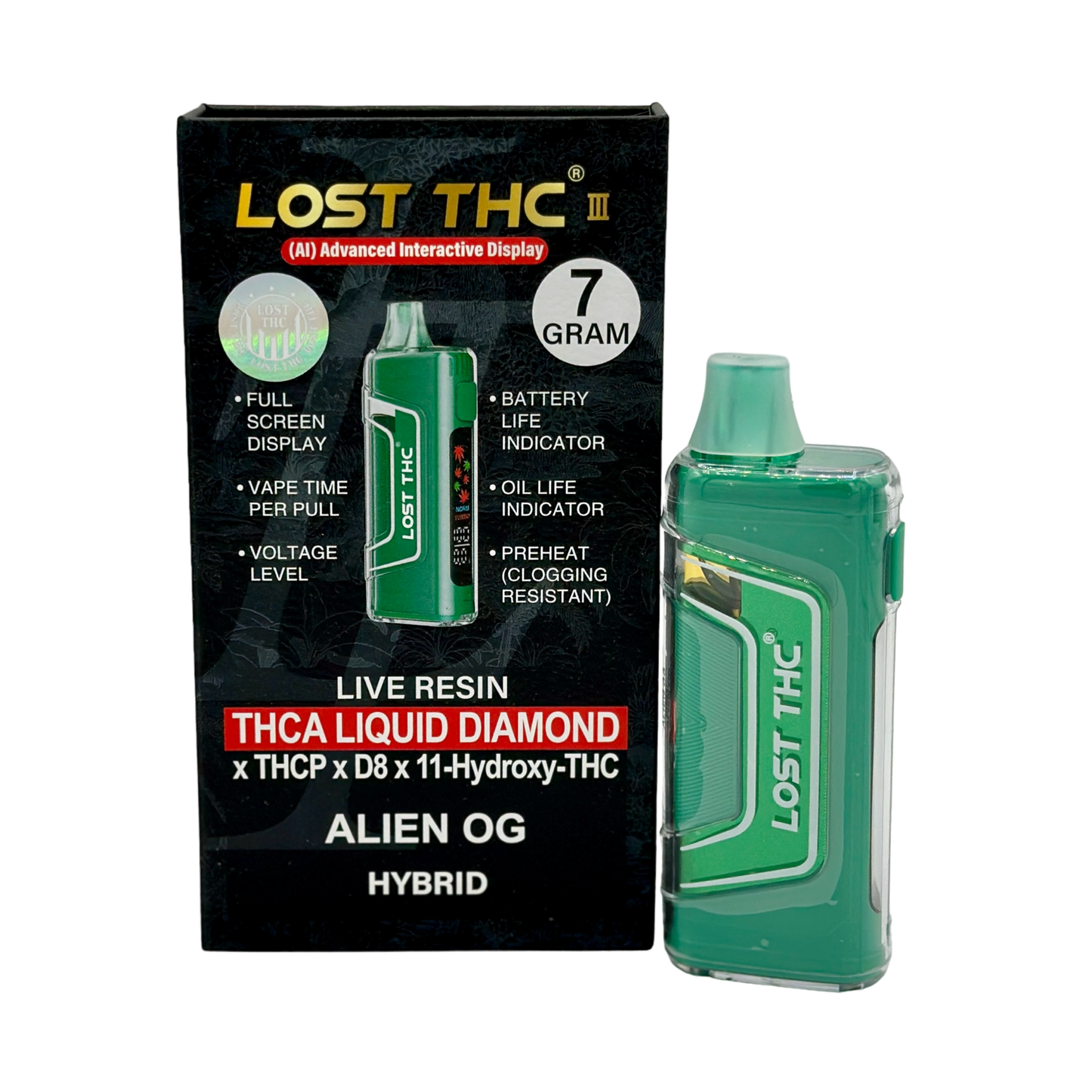 Alien OG Disposable 7G - Lost THC