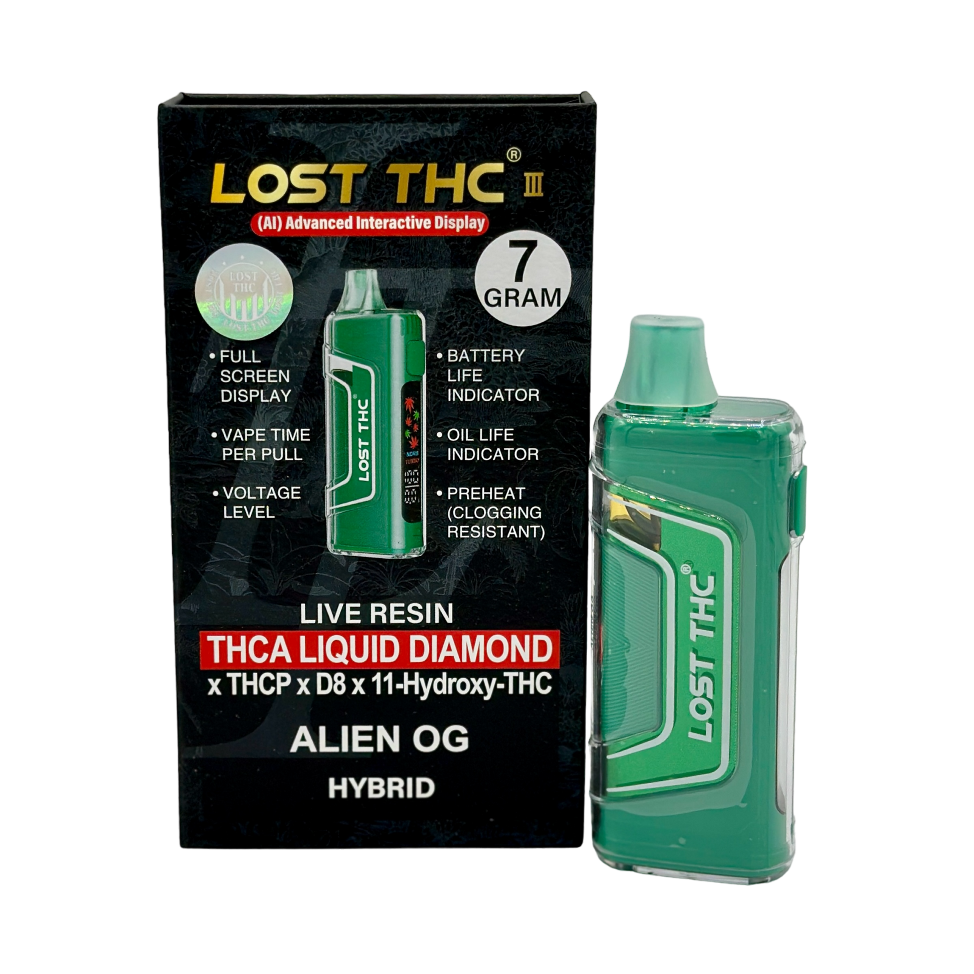 Alien OG Disposable 7G - Lost THC