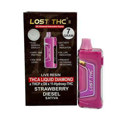 Strawberry Diesel Disposable 7G - Lost THC