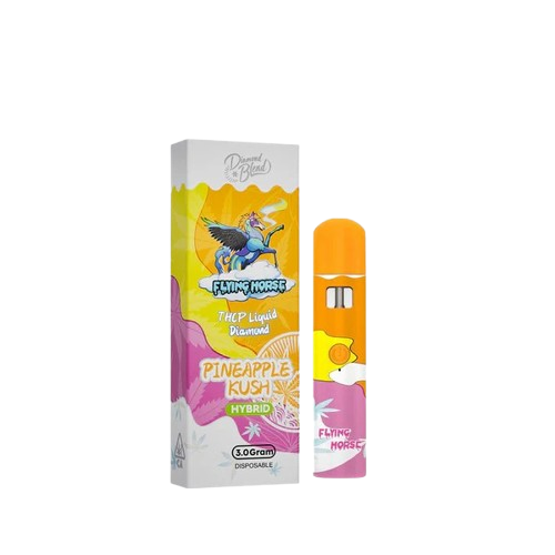 Pineapple Kush  - Flying Horse THCP Liquid Diamond Blend Disposable Vape - 3G