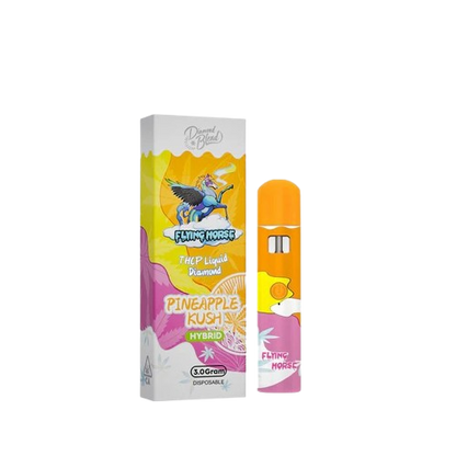 Pineapple Kush  - Flying Horse THCP Liquid Diamond Blend Disposable Vape - 3G