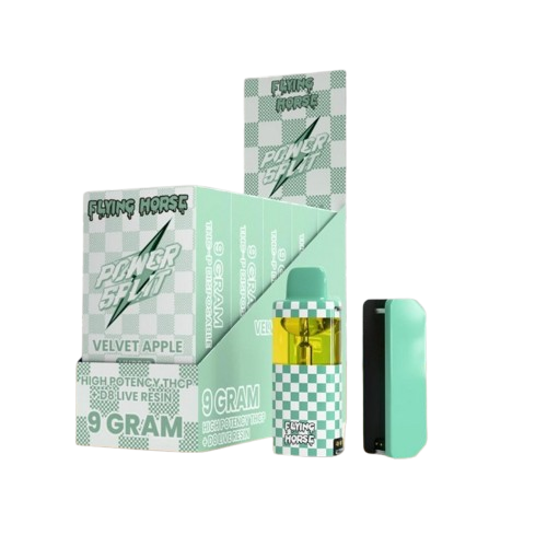 Flying Horse Power Split THCp + Delta-8 Disposable Vape 9G - Velvet Apple (Hybrid)