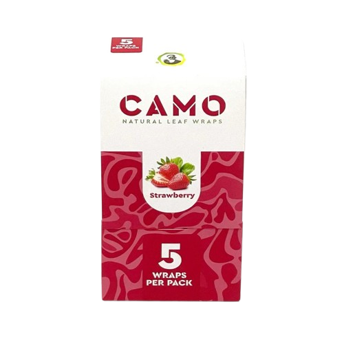 Strawberry Camo Natural Leaf Wraps