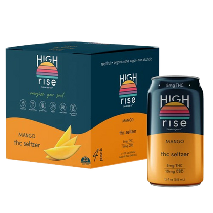 High Rise THC Seltzer 4 Pack - 5mg