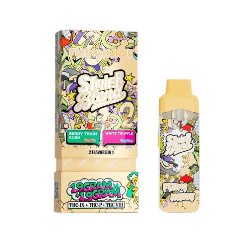 Berry Train Kush X White Truffle - Flying Horse Stoner Blend 3-in-1 THC Vape - 3.8