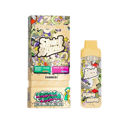 Berry Train Kush X White Truffle - Flying Horse Stoner Blend 3-in-1 THC Vape - 3.8