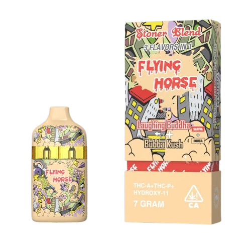 Flying Horse Stoner Blend Disposable Vape - 7G Bertha's Depot Flying Horse Stoner Blend Disposable Vape - 7G Bertha's Depot