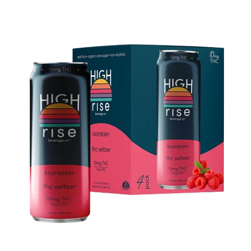 High Rise THC Seltzer 4 Pack - 10mg