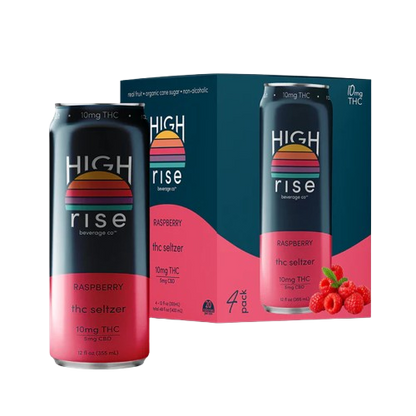 High Rise THC Seltzer 4 Pack - 10mg