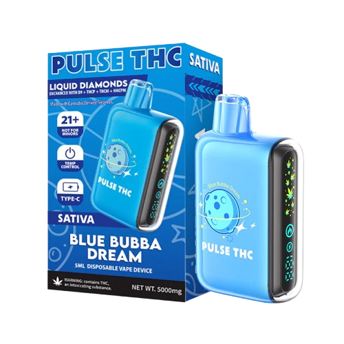 Blue Bubba Dream Pulse THC Liquid Diamond Disposable 5G