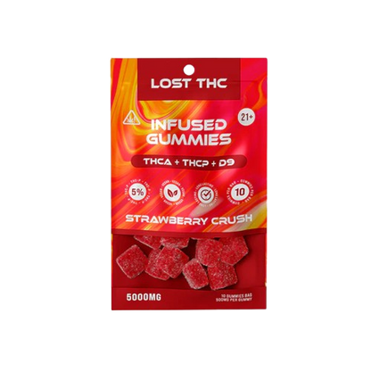 Lost THC Infused Gummies 10 Pack - 5000mg